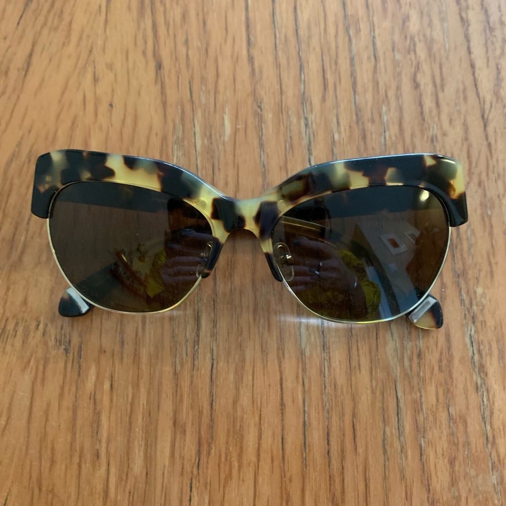 Zac Posen wayfarer sunglasses tortoise shell